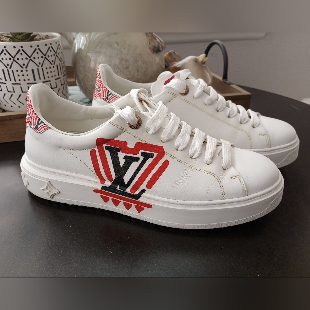 Louis Vuitton Crafty Time Out Sneakers Leather
